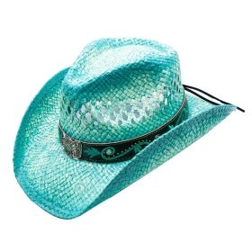 Jasmin Toyo Straw Butterfly Band Buckle Drifter Cowboy Hat