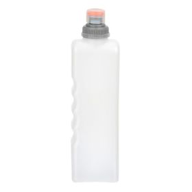 Portable Fitness Large Capacity Curved Water Bottle for Sports Running (Color: White, Type: Style A)