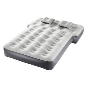 Car Air Mattress Inflatable Car Camping Travel Bed Sleeping Pad Built in Pump (Default: Default)
