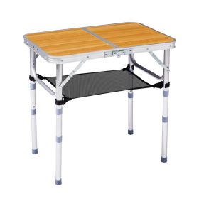 Outdoor Folding Camping Table, 2ft Portable Pinic Table with 3 Adjustable Height (Default: default title)